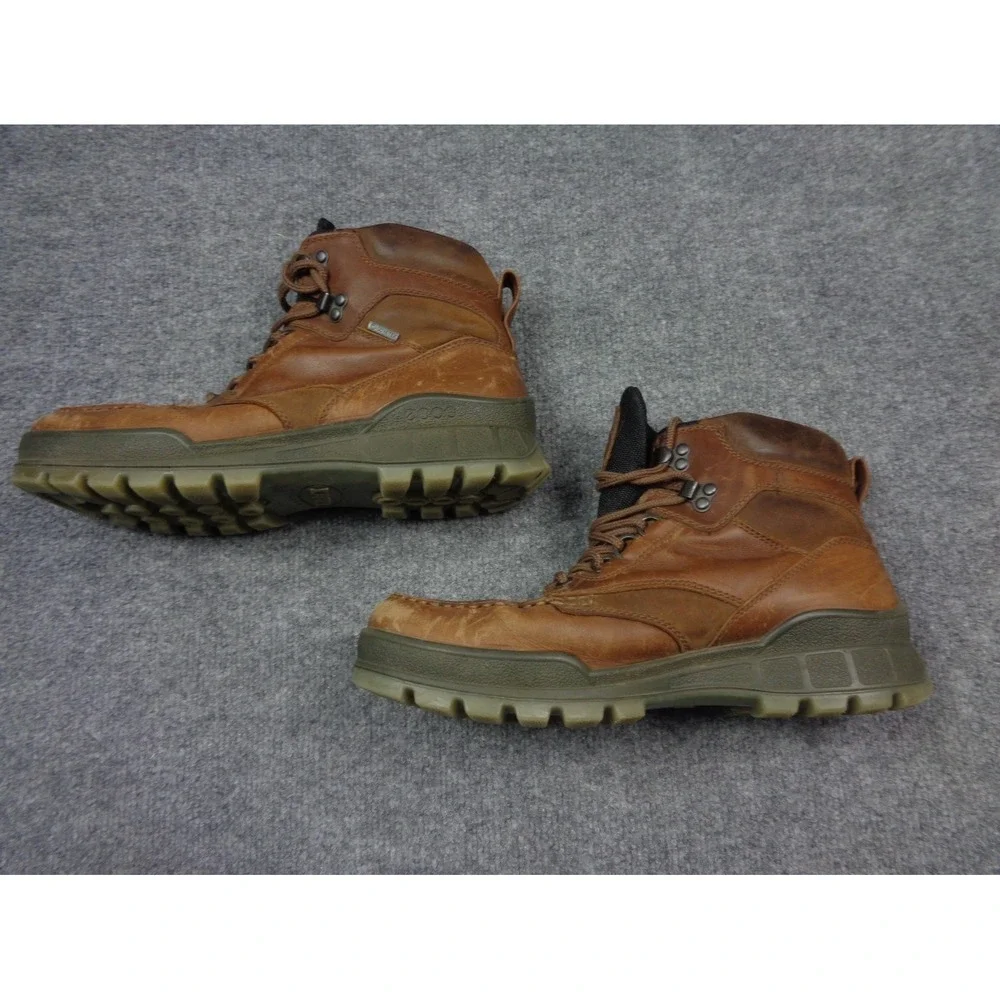 ECCO Track 25 Gore Tex‎ Mid Hiking Boots Waterproof Leather Men's 43 US 9